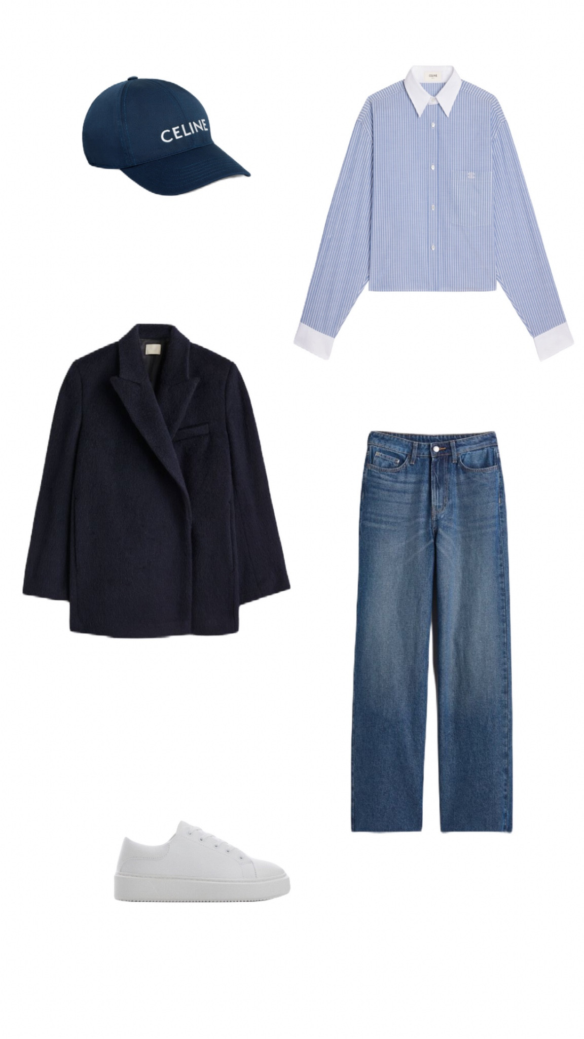 Casual look of the day. Celine blouse. H&M jeans. Mango white sneakers. Celine hat. H&M blazer coat. 

#LTKshoecrush #LTKSeasonal #LTKstyletip
