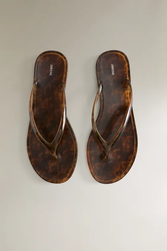 FLAT JELLY SANDALS | Zara UK