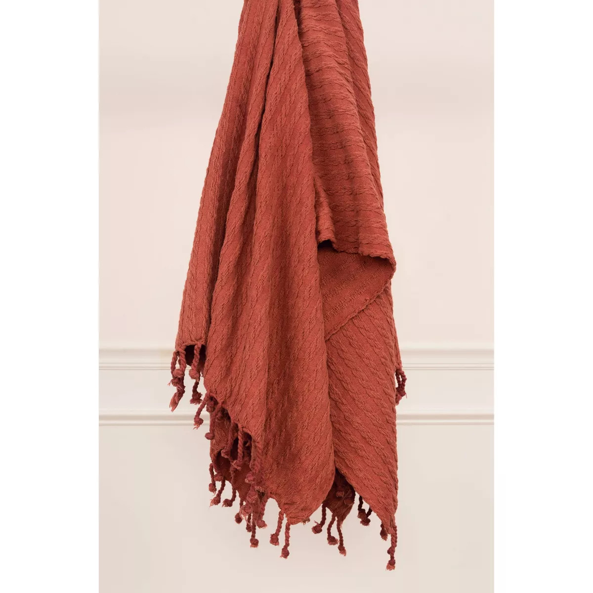 50"x60" Textured Striped Throw Blanket - Rizzy Home | Target