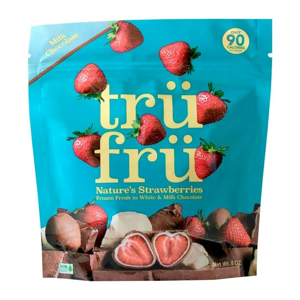 Tru Fru Natures Strawberries Frozen Fresh in White & Milk Chocolate | Walmart (US)