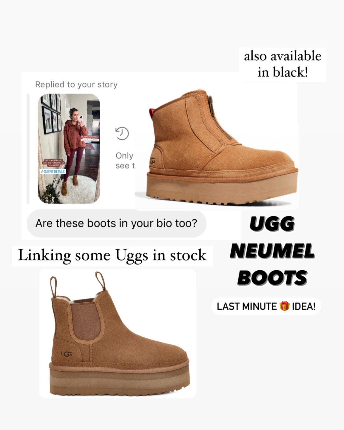 直販価格UGG　Neumel Platform Chelsea　24.0cm 靴
