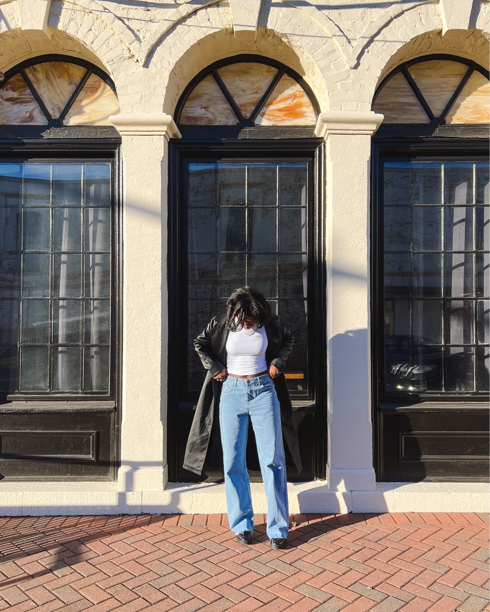 Perfect outfit for windy days in spring  

#LTKstyletip #LTKfindsunder50 #LTKSeasonal