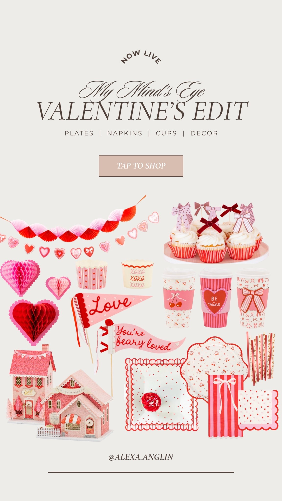 Valentine’s Day party supplies from My Mind’s Eye 💗✨. They always have the cutest plates, napkins, decor, and more!  + some items are 25% off with code VAL25 at checkout! 

#LTKFindsUnder50 #LTKHome #LTKSeasonal
