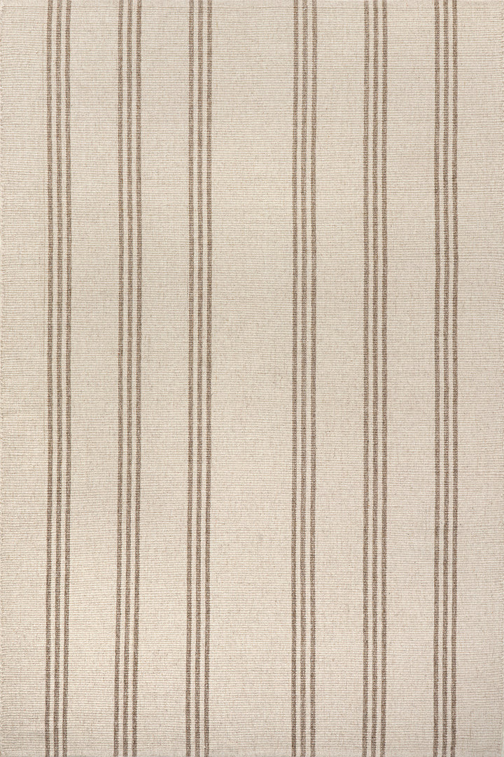 Hawthorn Striped Wool Rug | Ivory | Rugs USA