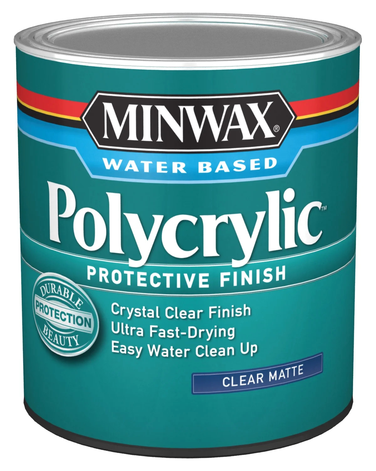 Minwax Polycrylic Protective Finish Clear Matte 1-Qt - Walmart.com | Walmart (US)