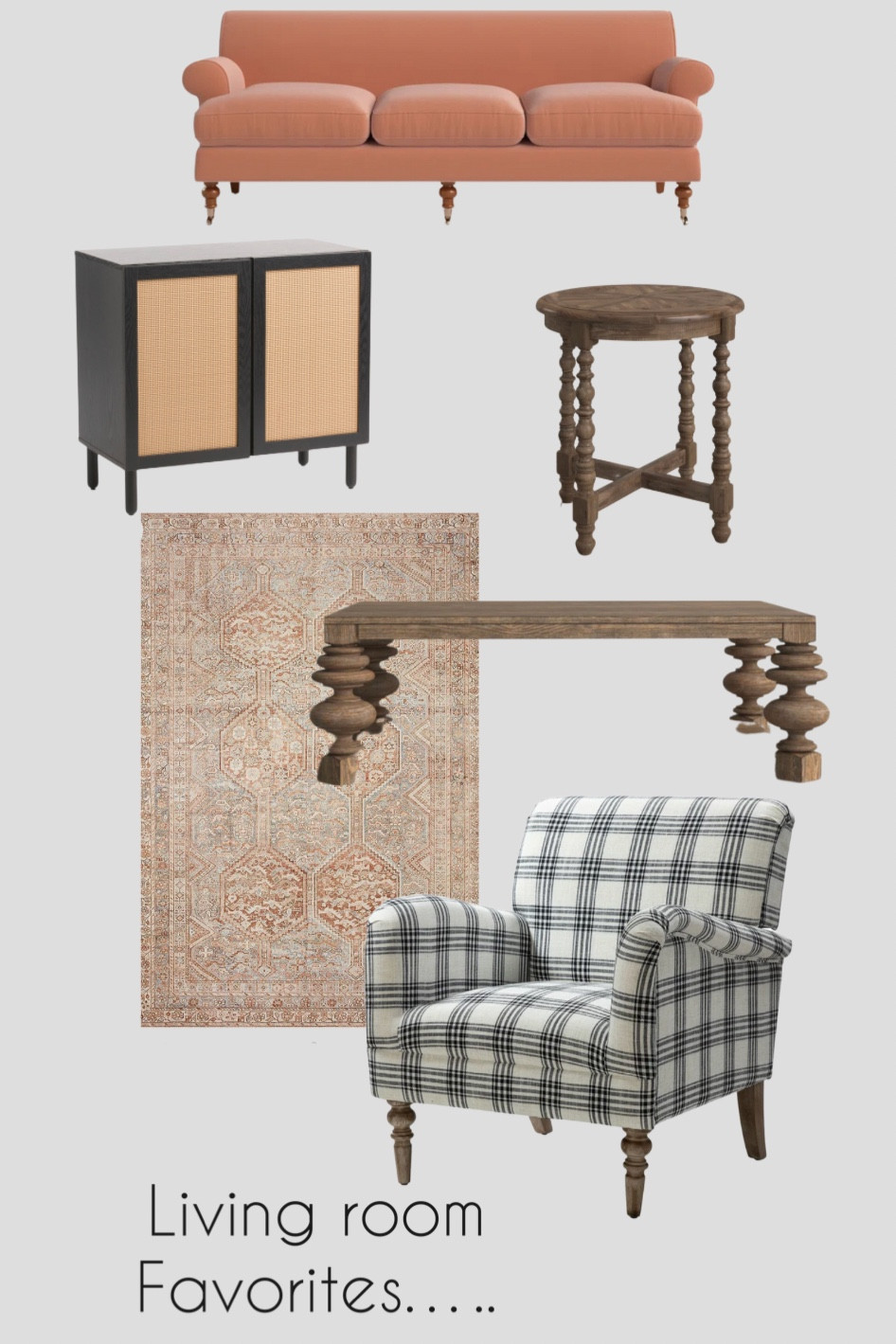 Loving the colors and textures of this Grouping for our Florida rehab project.  Everything was anchored on this amazing peach/pink couch.  It’s a favorite!  

#LTKfamily #LTKhome #LTKover40