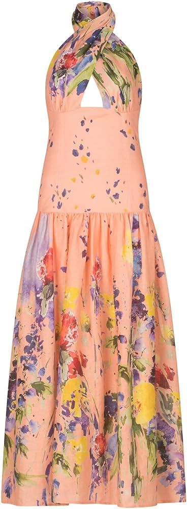 Amazon.com: Zaira Dress, S, Apricot Spring Garden : Clothing, Shoes & Jewelry | Amazon (US)