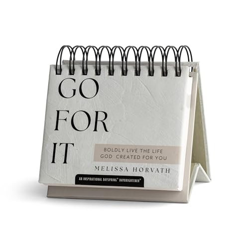 Go For It: Boldly Live the Life God Created for You - An Inspirational DaySpring DayBrightener - Perpetual Calendar | Amazon (US)