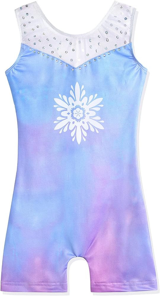 XiaoMoSha Gymnastics Leotards for Girls Toddlers Biketards Dance Unitards Sparkle Snowflake Merma... | Amazon (US)