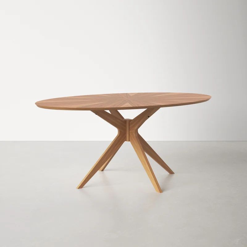 Thomas 70.5'' Solid Oak Pedestal Dining Table | Wayfair North America