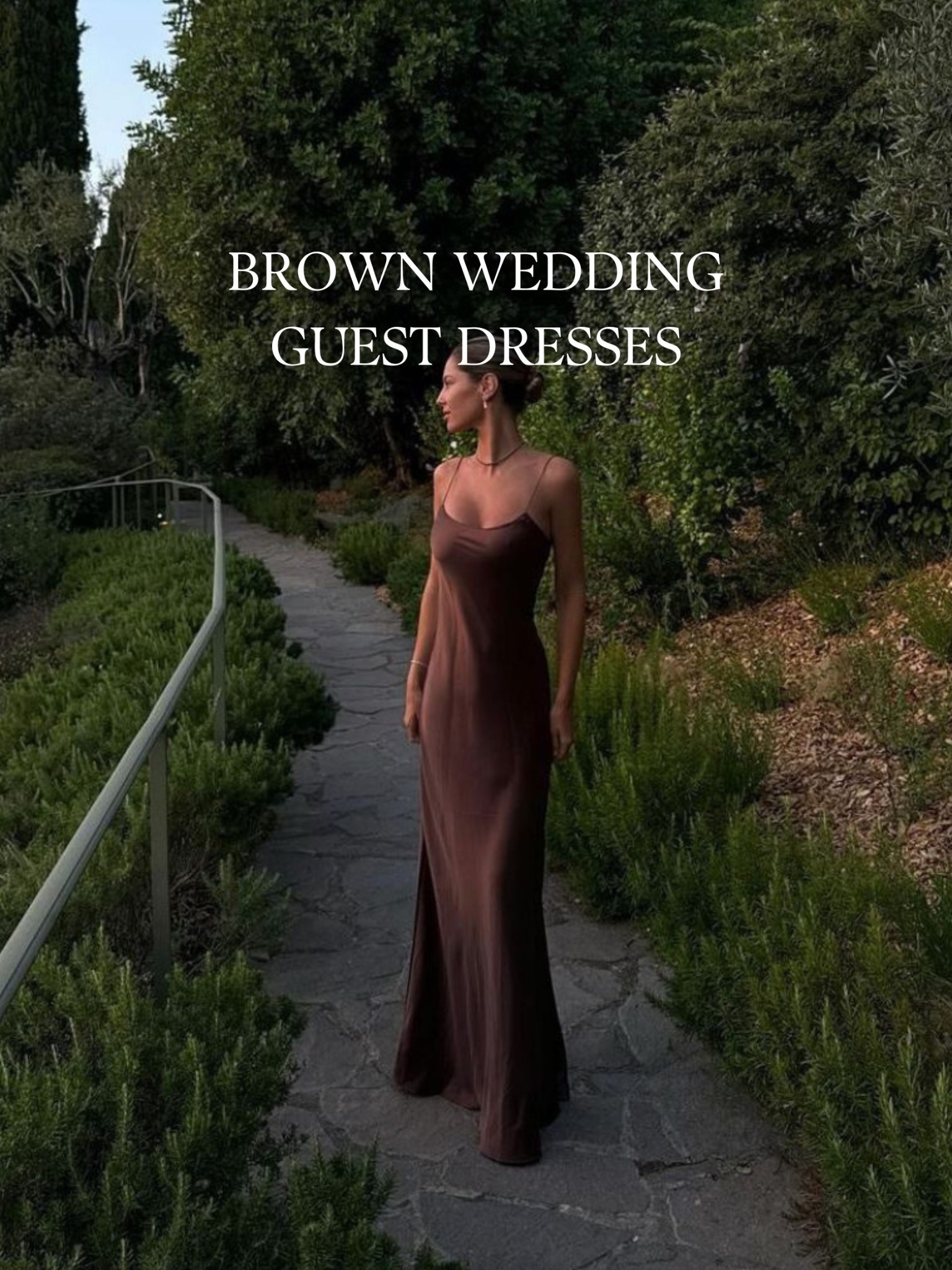 brown wedding guest dresses 🤎

#LTKWedding #LTKSaleAlert