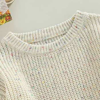 CIYCUIT Toddler Baby Girl Boy Sweater Fall Winter Warm Long Sleeve Knit Oversized Sweater | Amazon (US)
