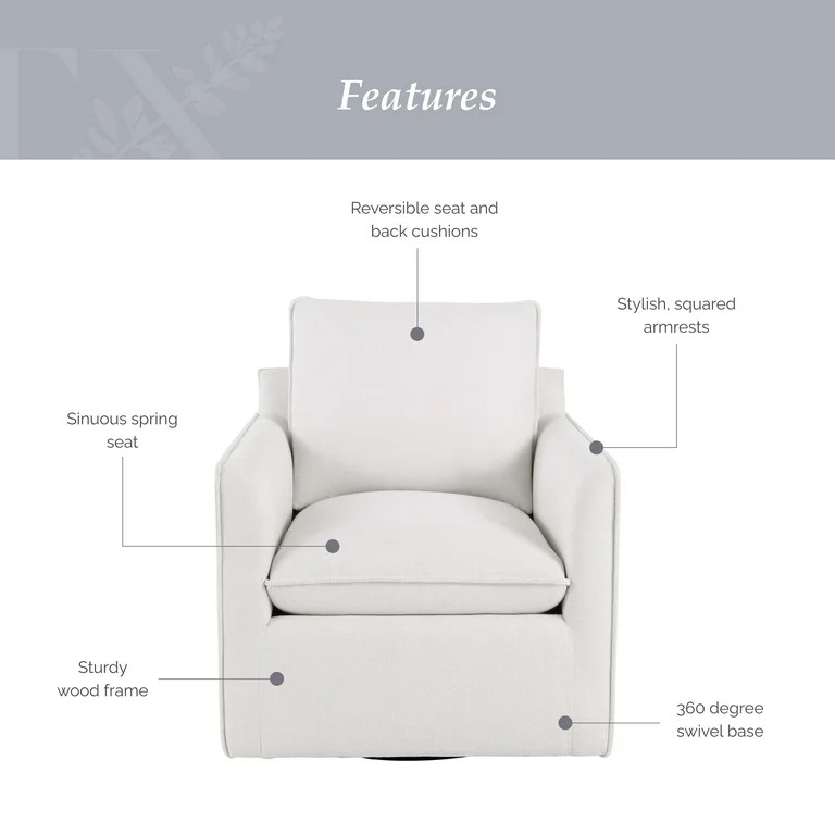 My Texas House Swivel Accent Chairs | Walmart (US)