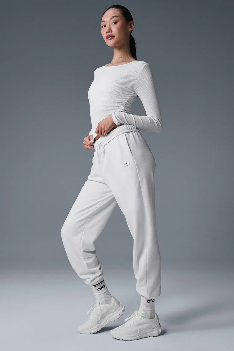 Gather Long Sleeve - Black | Alo Yoga (US)