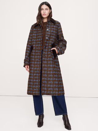Italian Jacquard Overcoat | Banana Republic (US)