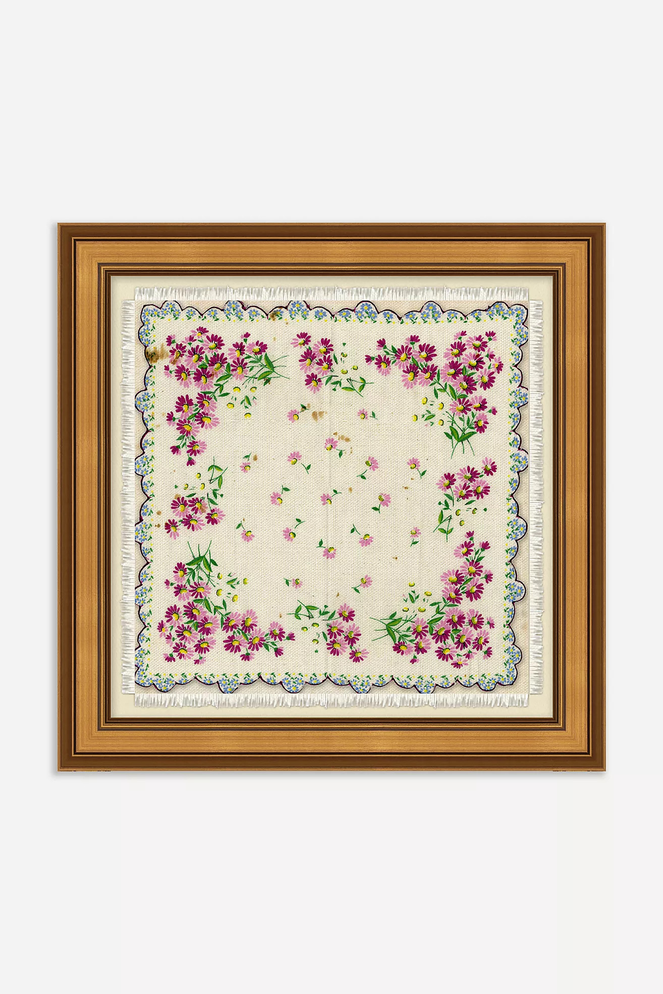 Patterned Scarf Cream Floral Wall Art | Anthropologie (US)
