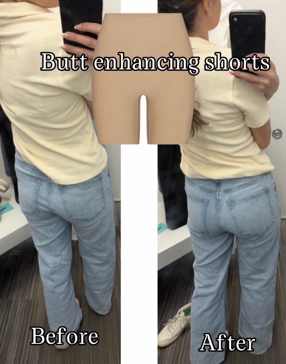 I am obsessed with the Shapeware that I found at Nordstrom rack on sale. These butt enhancing shorts give you a little bit of curve without looking dramatic. 

#LTKmomlife #LTKOver40 #LTKSaleAlert