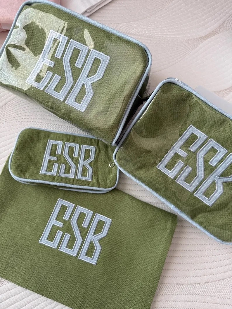 Personalized Linen Toiletry Bag – Custom Vinyl-Lined interior & exterior Cosmetic Travel Pouch – Monogram Makeup Bag , preppy style, preppy, travel, travel must have, bachelorette, bachelorette party, bride, bridesmaids, college, sorority 

#LTKmorningroutine #LTKmomlife #LTKvlog