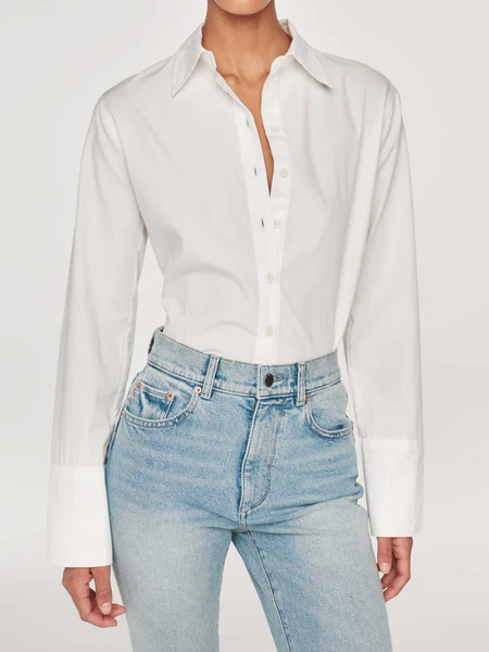Lisette Shirt | White Poplin | DL 1961 Women