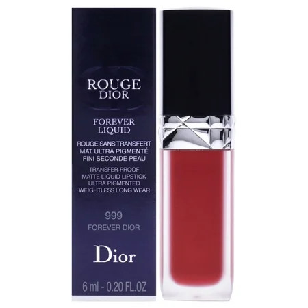 Christian Dior Rouge Dior Forever Liquid Matte - 999 Forever Dior 0.20 oz Lipstick | Walmart (US)