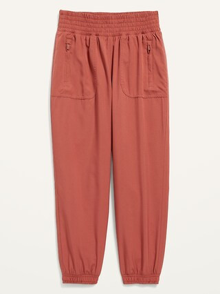 High-Waisted StretchTech Zip-Pocket Jogger Performance Pants for Girls | Old Navy (US)