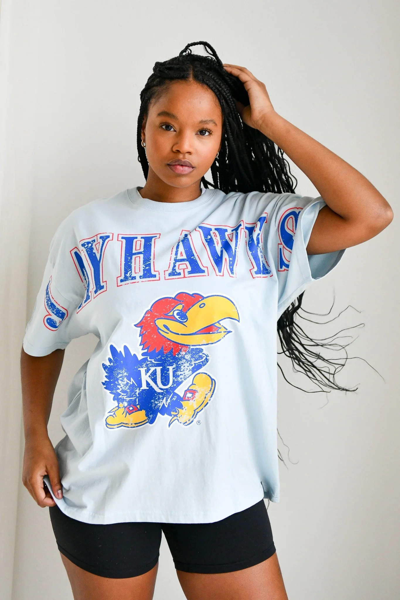Kansas Southern Split Oversized Band Tee | Gameday Social
