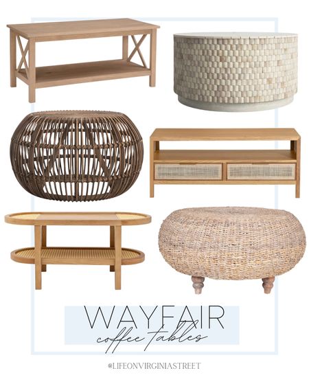 What I love about Wayfair is their wide variety of home decor and furniture for every style! I love all of these coffee tables and how unique they are!

Coastal home, wicker coffee table, rattan coffee table, coastal coffee table, wood and rattan coffee table, wayfair home

#LTKstyletip #LTKfamily #LTKhome