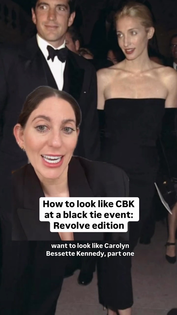 Would you wear this? Comment for links! Welcome to my new series. Everything also linked in bio. 💋 @makebeautyofficial @normakamali @tonybianco @revolve @perfectwhitetee #carolynbessettekennedy #revolve #nycinfluencer #lovestory #nycfashion