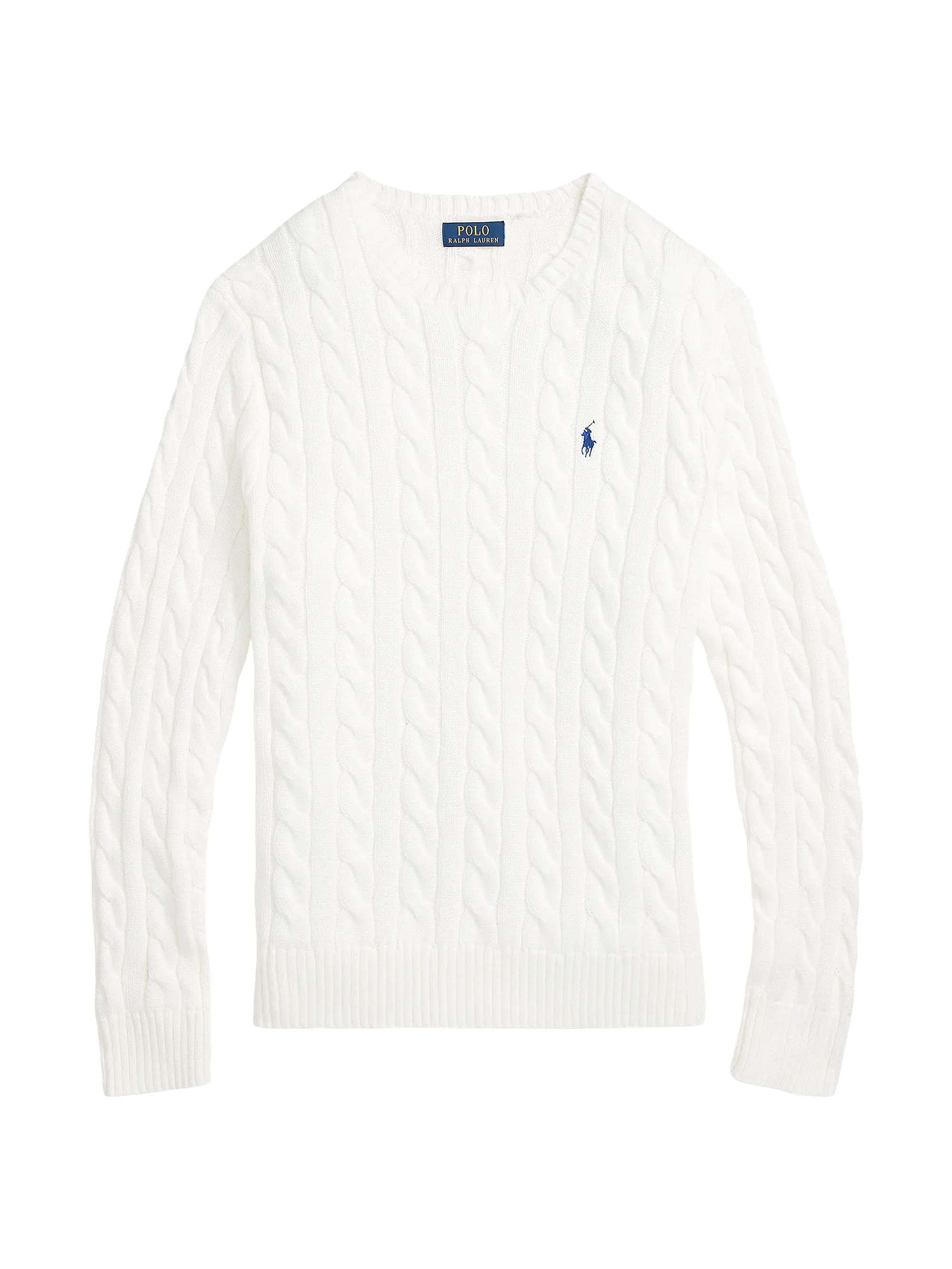 Cable-Knit Cotton Sweater | Saks Fifth Avenue