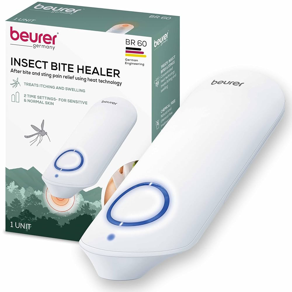 Beurer BR60 Insect Sting and Bite Relief, Bug Bite Healer for Chemical-Free Treatment of Insect B... | Amazon (US)