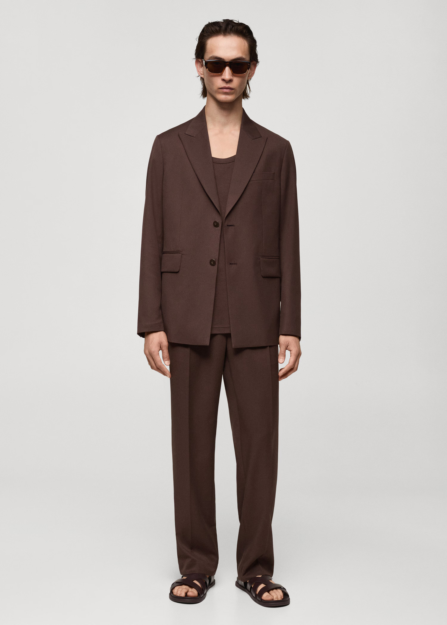 Regular fit suit blazer | MANGO (UK)