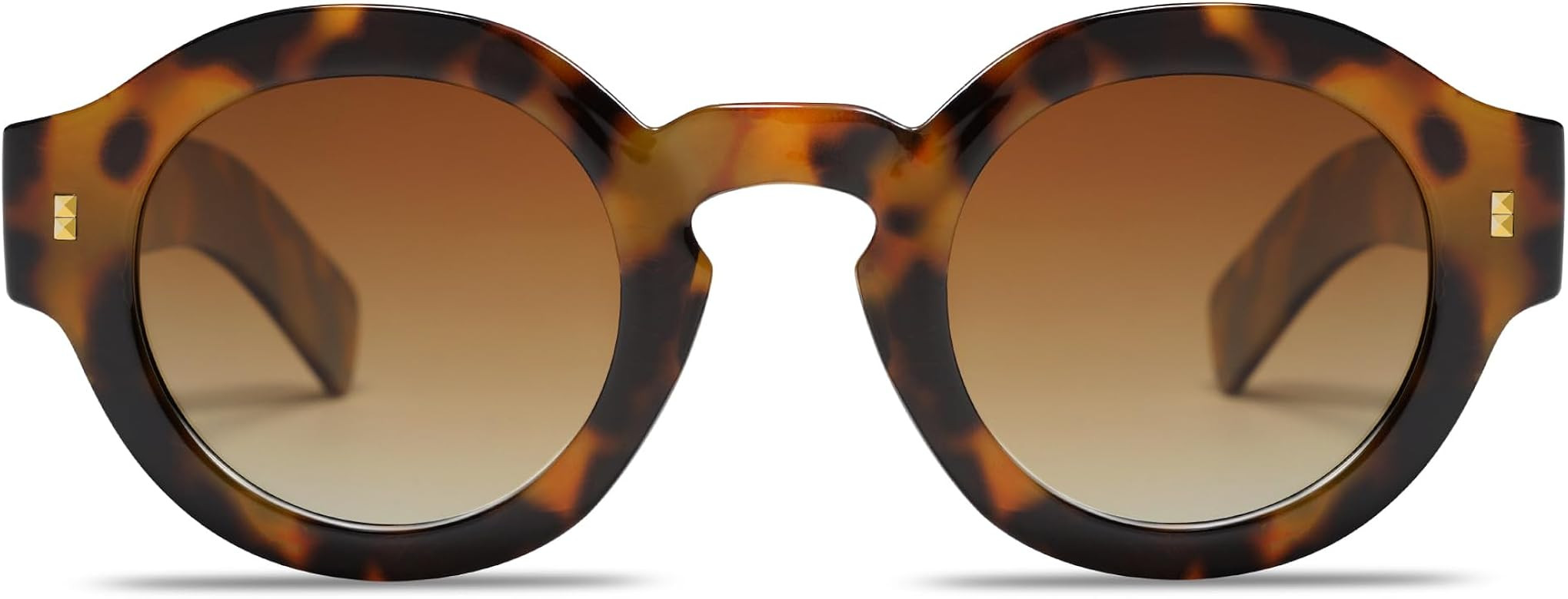 VANLINKER Vintage Round Polarized Sunglasses for Women Men Trendy Shades Retro Circle Sun Glasses... | Amazon (US)