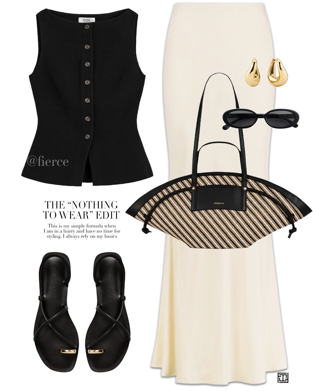 Printed tote bag satin maxi skirt knitted waistcoat gold toe sandals chic summer outfit date night look evening dinner resort wear

#LTKeurope #LTKuk #LTKspring