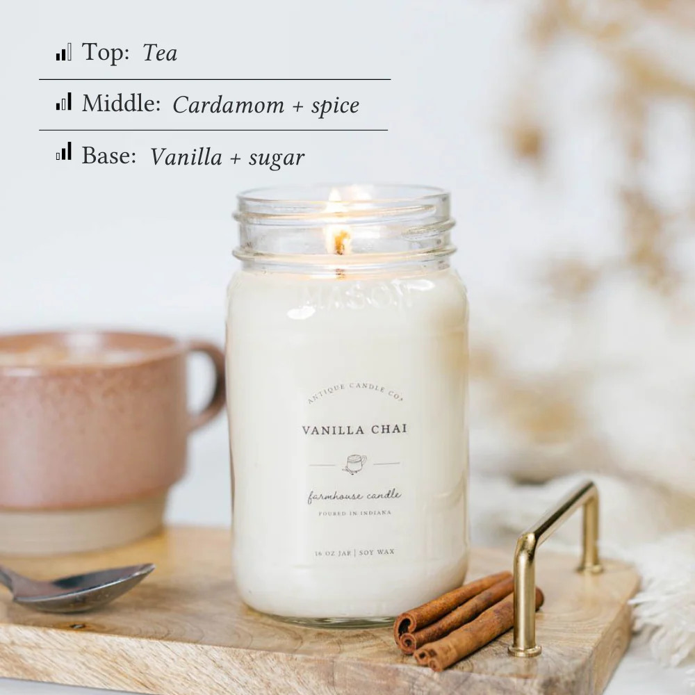 Vanilla Chai 16 oz candle | Antique Candle Co.