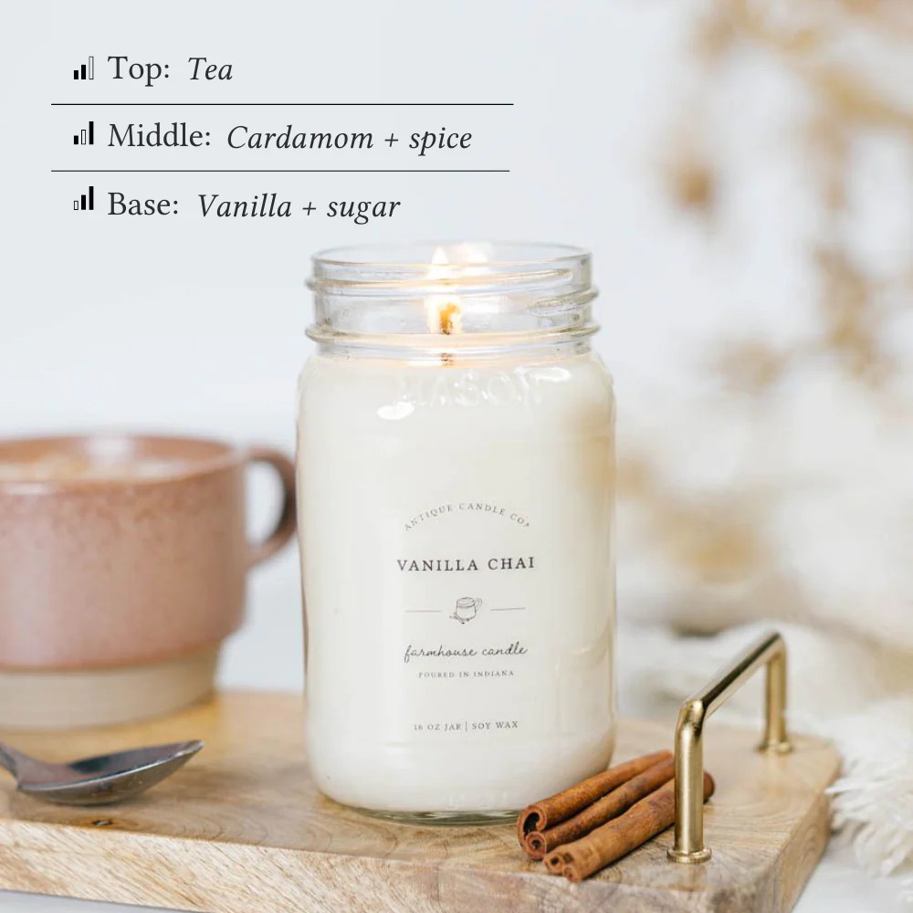 Vanilla Chai 16 oz candle | Antique Candle Co.