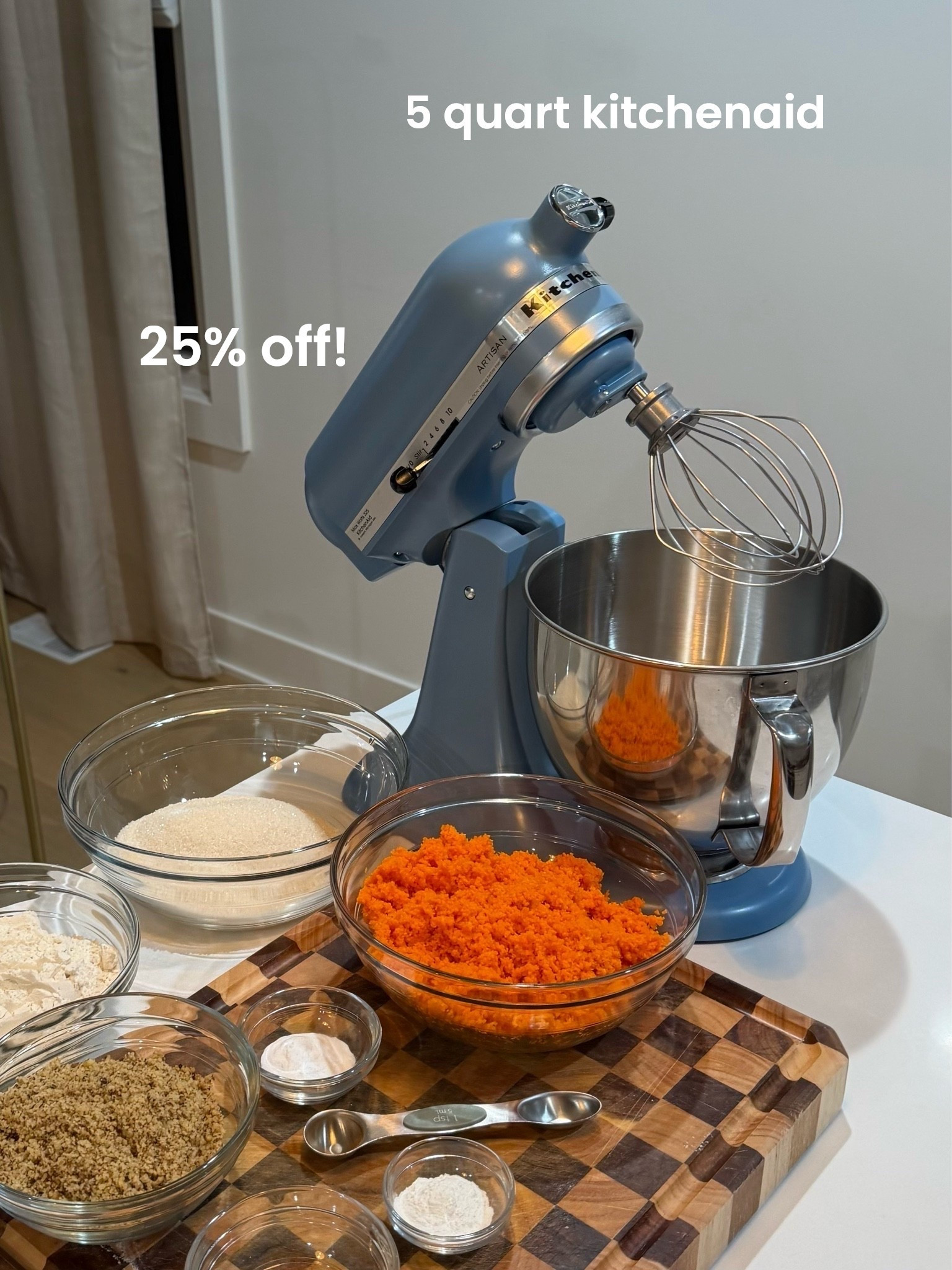 [10/1/26] baking season 🍂🎃 my KitchenAid (5 quart) is on sale for 25% off! comes in SO many colors. Makes a great gift for holiday!!!

Linking other favorite kitchen items we love and use daily 💕

#LTKSeasonal #LTKHome #LTKSaleAlert