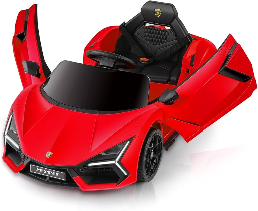 ELEMARA Kids Lamborghini Electric Cars with Scissor Doors, Remote Control Battery Kids Car, 12V R... | Amazon (US)