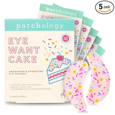 Patchology Eye Want Cake Hydrating & Smoothing Eye Patches – Under Eye Masks for Puffy Eyes, Da... | Amazon (US)