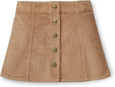 Hope & Henry Girls' A-Line Skirt with Snap Front | Amazon (US)