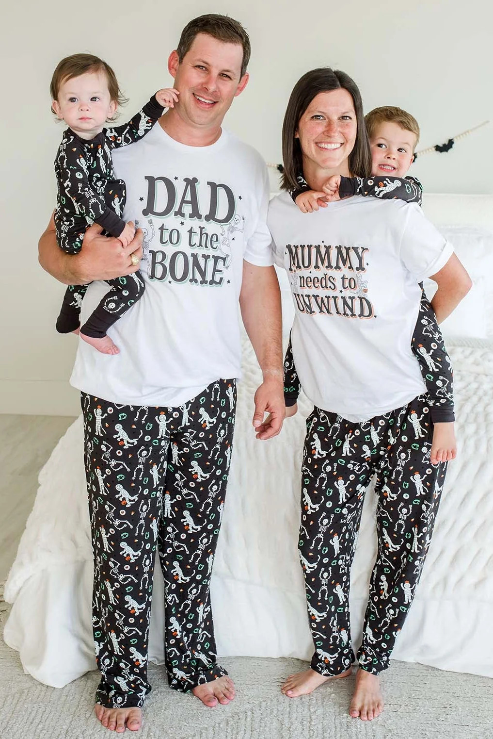 Adult Halloween Glow-in-the Dark Pajama Pants | Eye Want Candy | Caden Lane