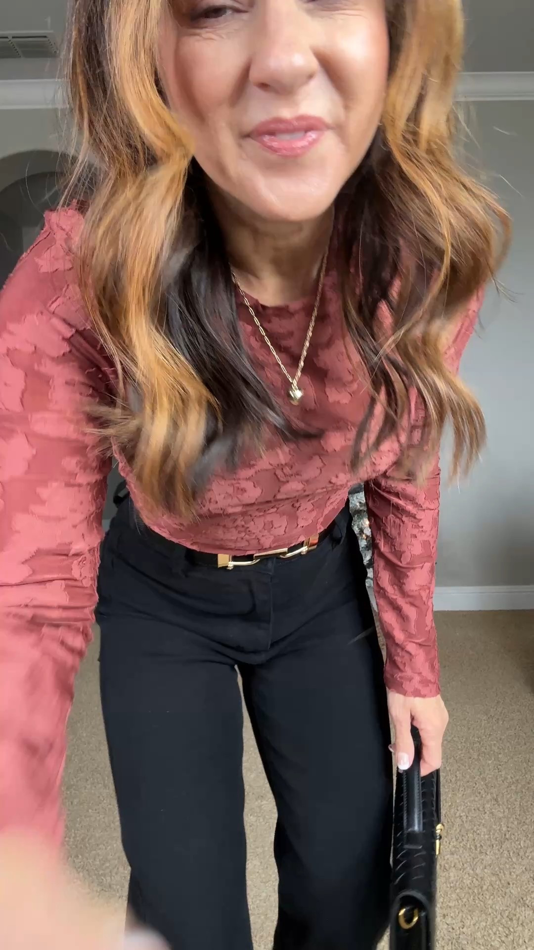 Gorgeous top size small! Perfect for date nights and the holidays. Pair it with these stylish jeans size XS and a chic clutch for a flawless look. For ref: I'm 5'1", 109lbs #datenightready #holidaychic#LTKCyberWeek



#LTKPetite #LTKFindsUnder50 #LTKOver40