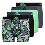 adidas Kids-Boy's Performance Boxer Briefs Underwear (4-Pack) | Amazon (US)