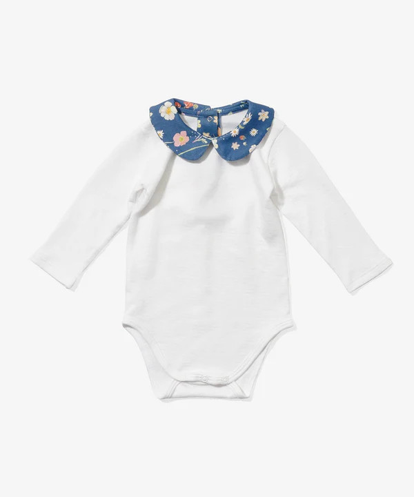Peter Pan Onesie, Floral | Oso & Me