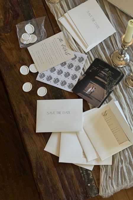 Posting our save the dates again because I got a little minted discount code ALLISONWED24 

15% off Minted wedding stationery + 25% off save the dates + free shipping