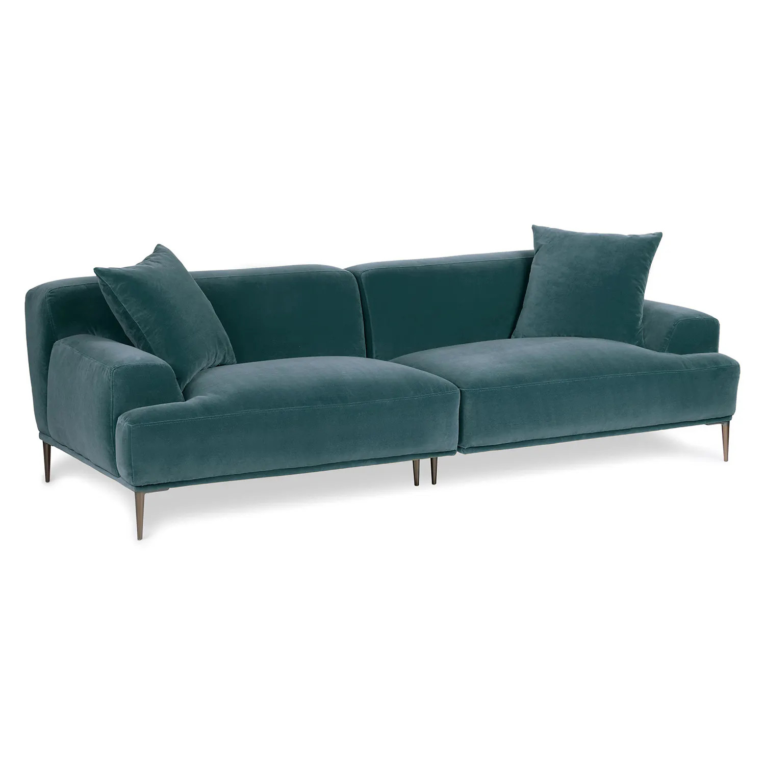 Abisko 91" Velvet Sofa - Plush Pacific Blue | Article