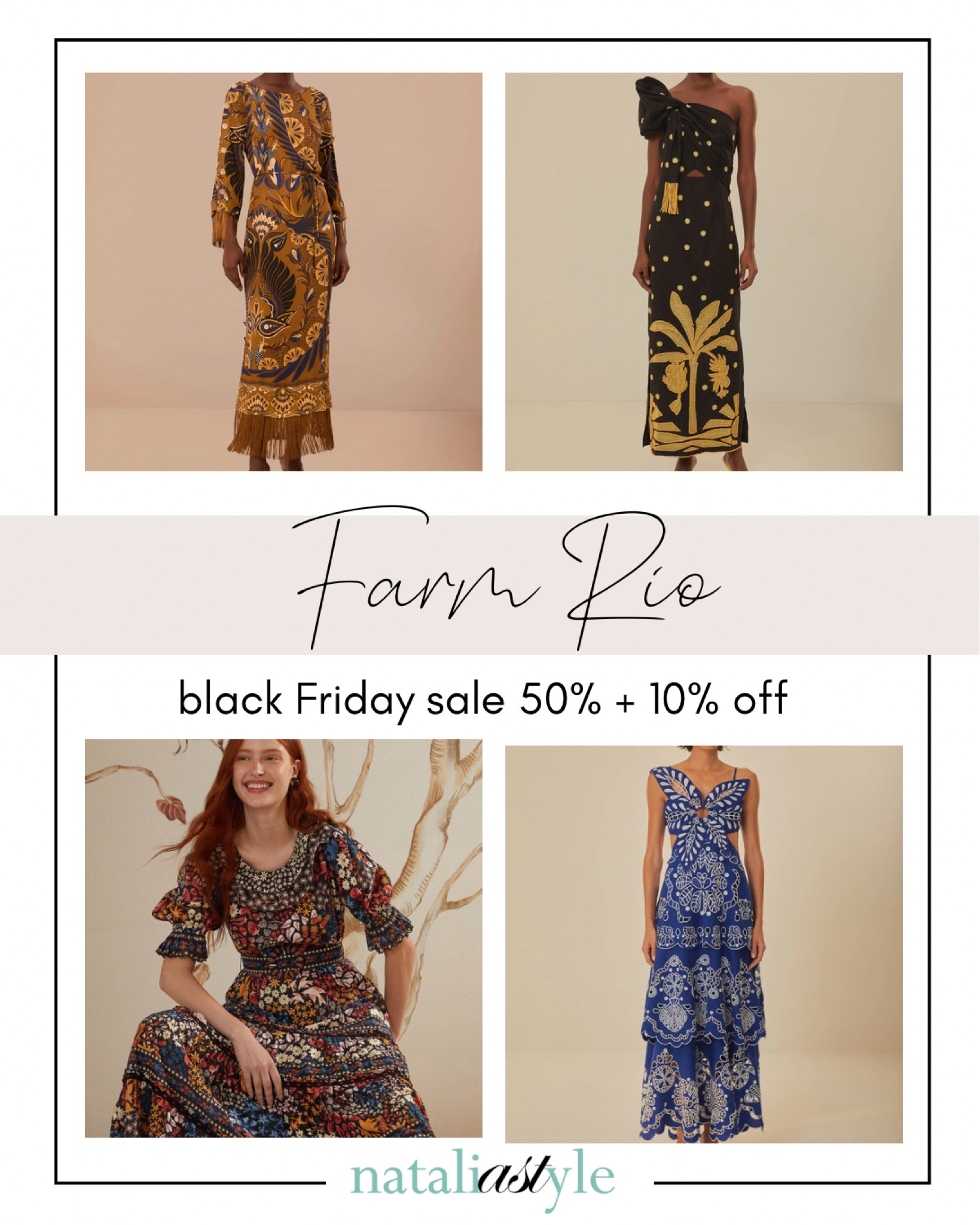 The Farm Rio sale is on! Score 50% off plus 10% off with code FRIDAY10. I love this sustainable brand from Brazil for vacation outfits, wedding guest dresses or formal events. I adore all their unique designs and prints! 🌺 I’ve linked to these styles and more🦋 they are also duty free to Canada - how can you beat that!!! 