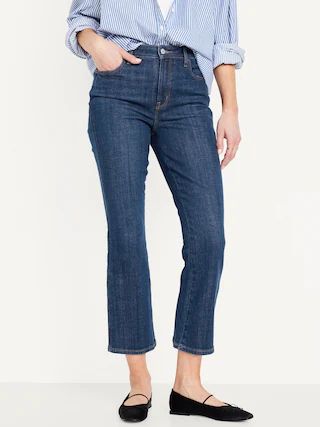 High-Waisted 90s Cropped Flare Jeans | Old Navy (US)