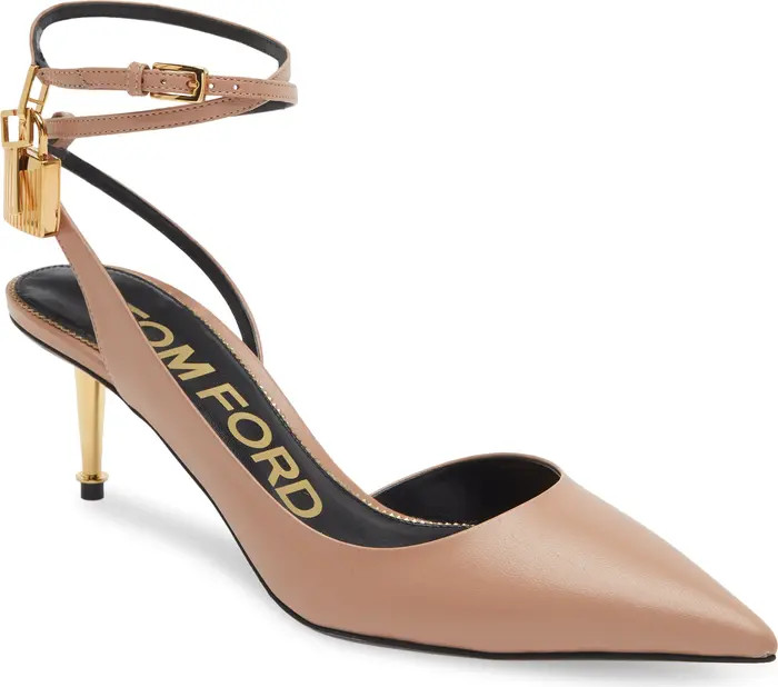 Padlock Pointed Toe Pump (Women) | Tan Sandal Sandals | Tan Heels Shoes | Nordstrom