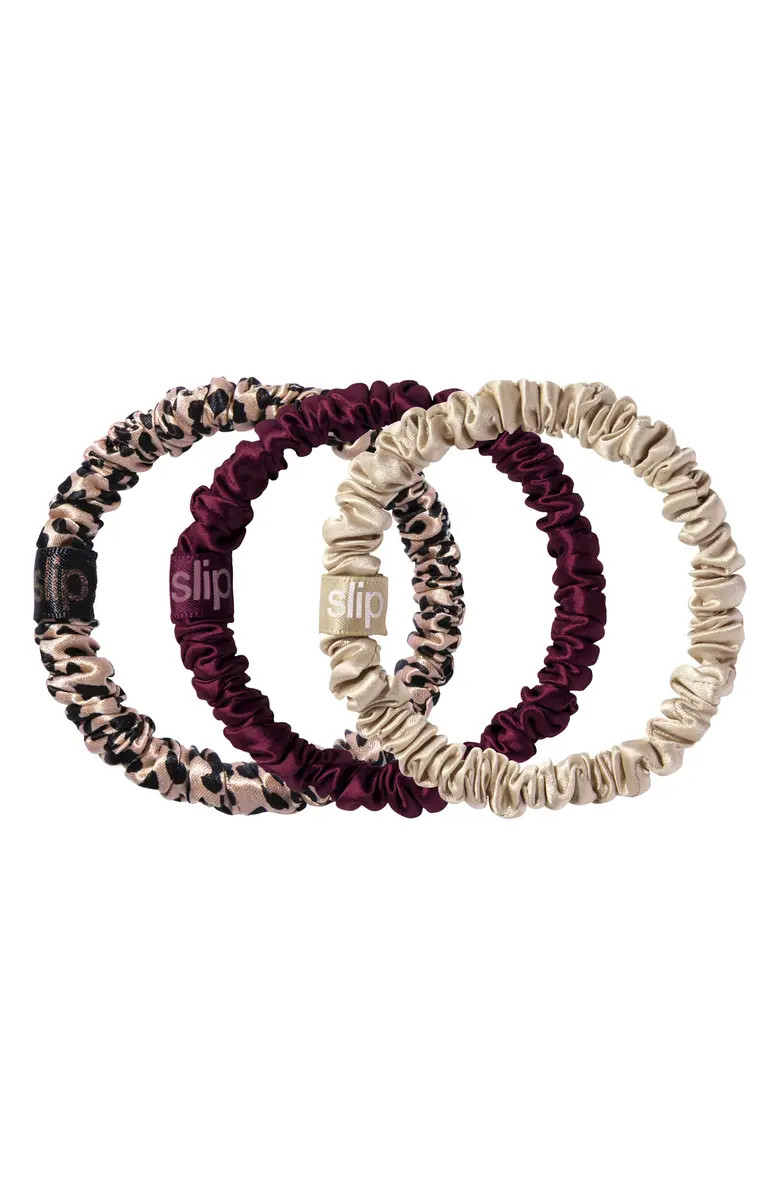 slip Pure Silk 3-Pack Skinny Scrunchies | Nordstromrack | Nordstrom Rack