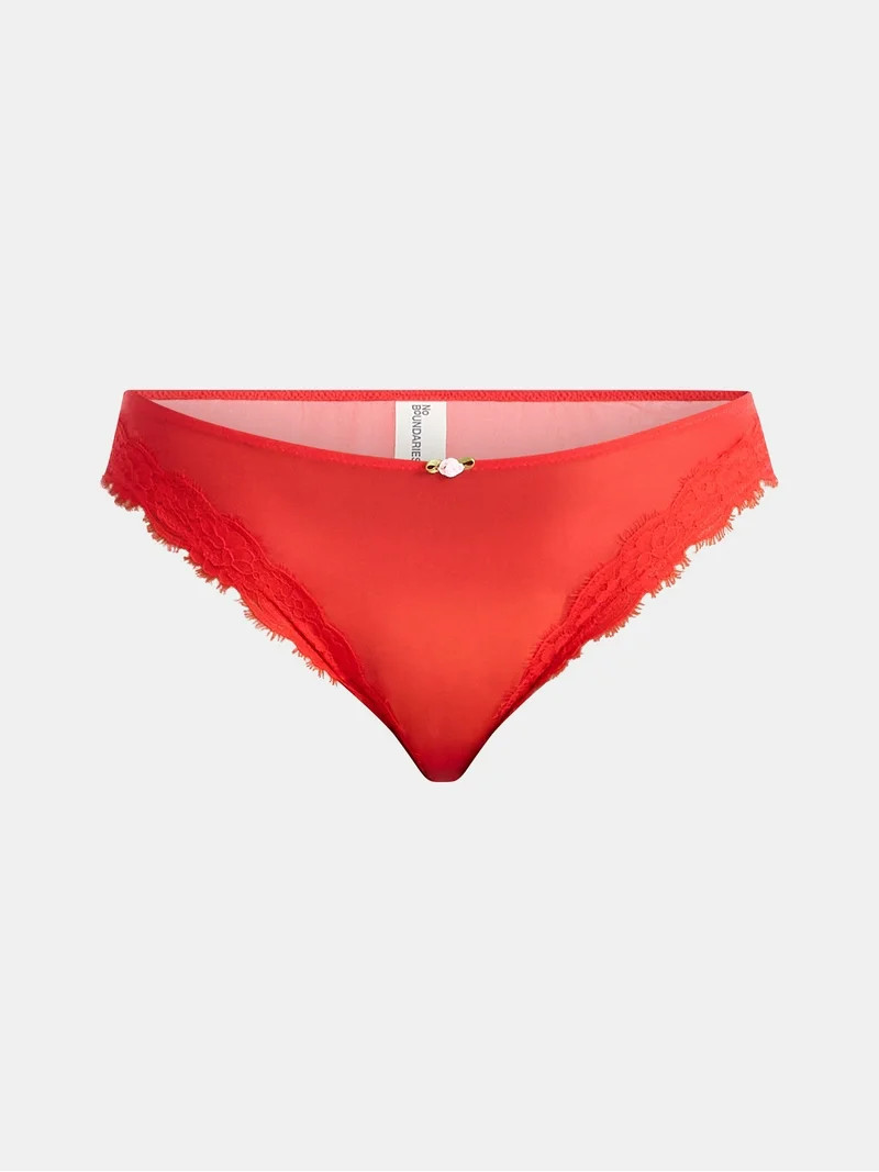 No Boundaries Valentine's Day Sheer Micro Cheeky Panties, 2-Pack, Women's | Walmart (US)